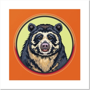 Spectacled Bear Circle Posters and Art